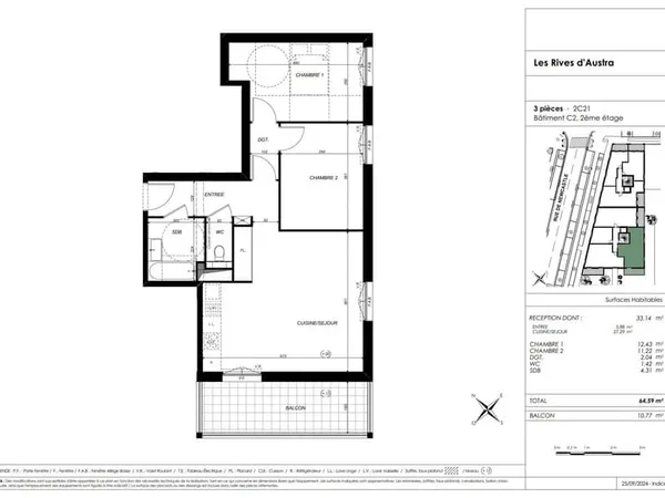 NANCY, Votre appartement T3 neuf proximité centre et rives de Meurthe Appartement T3 neuf - Nancy | 