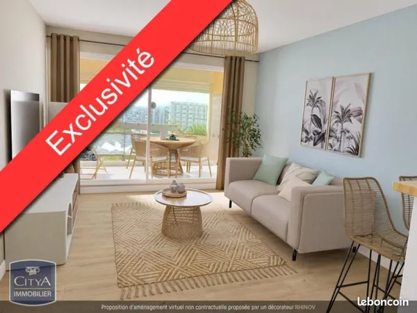 Appartement 2 pièces 43 m²