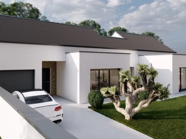 MAISON CONTEMPORAINE PLAIN PIED - 114 m² - GRAND CHAMP CENTRE