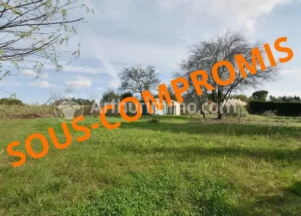 Terrain constructible hors lotissement à Gragnague
