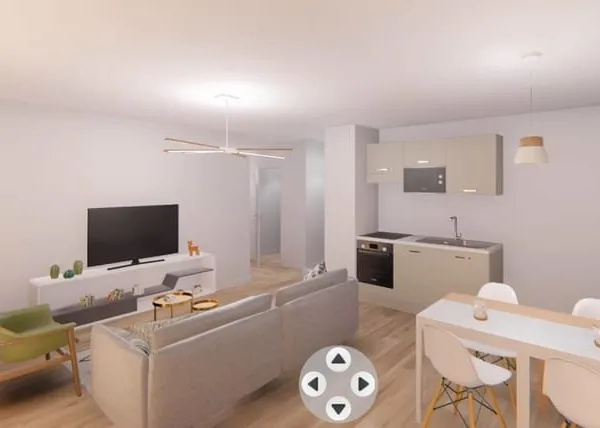 Appartement 3 pièces 64 m²