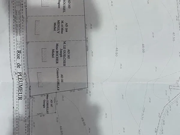 Vend terrain constructible viabilisé 1125m2
