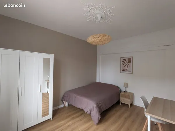 ✨ Belle chambre de 14m² Rénovée à Neuf - Centre Évreux - Coloc Premium