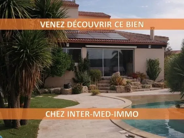 Villeneuve les Béziers Maison familiale de 5 pièces et studio in