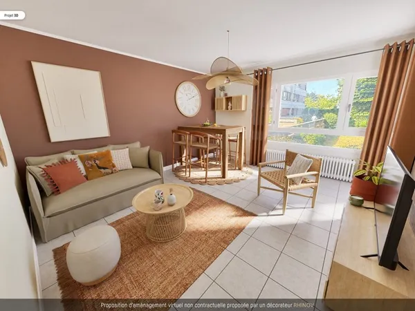 Appartement 3 pièces 65 m²