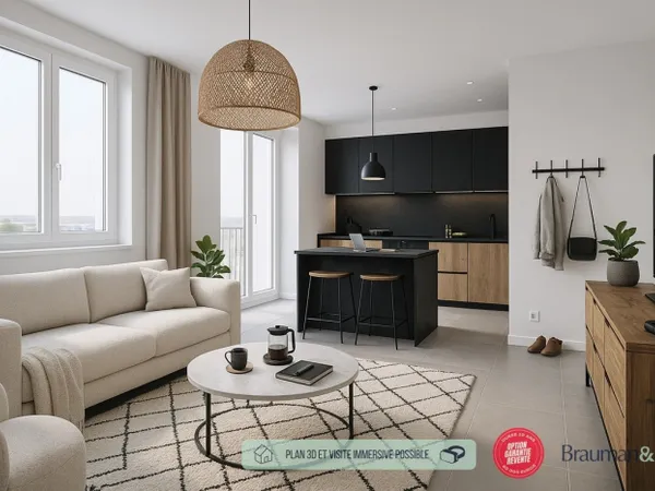 5 PIÈCES de 128m² + PKG(s)