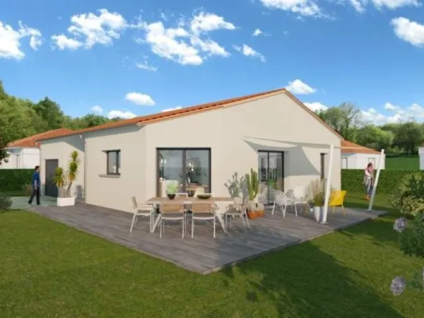 Terrain+Maison à Orléat 3 chambres