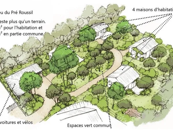 Terrain à bâtir au sein d'un éco-lieu à Selonnet (04 Alpes-de-Haute-Provence)