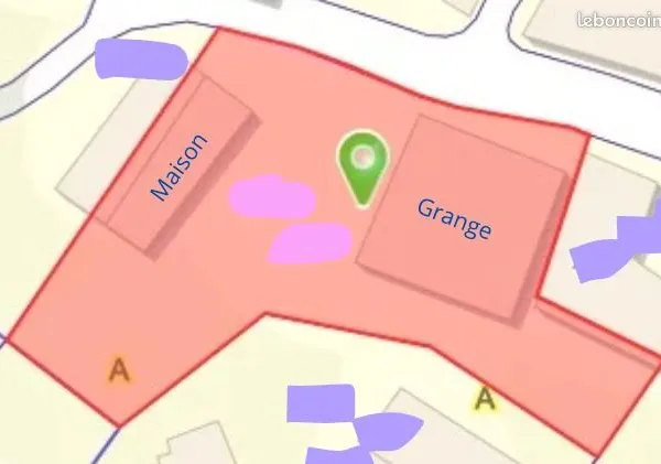 Maison mitoyenne + Grange