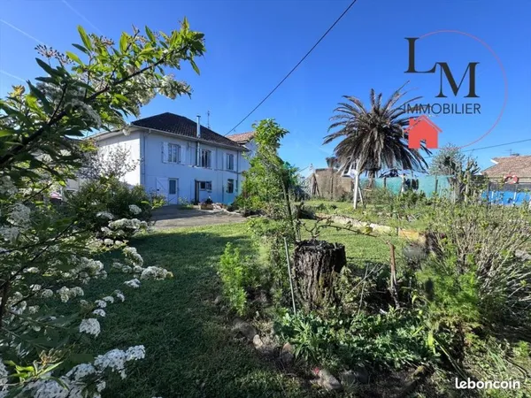 Maison 150 m² + garage 69 m² sur terrain divisible (80% emprise)