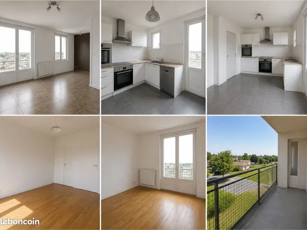 T3 64 m² lumineux avec balcon et parking - en cours de rénovation