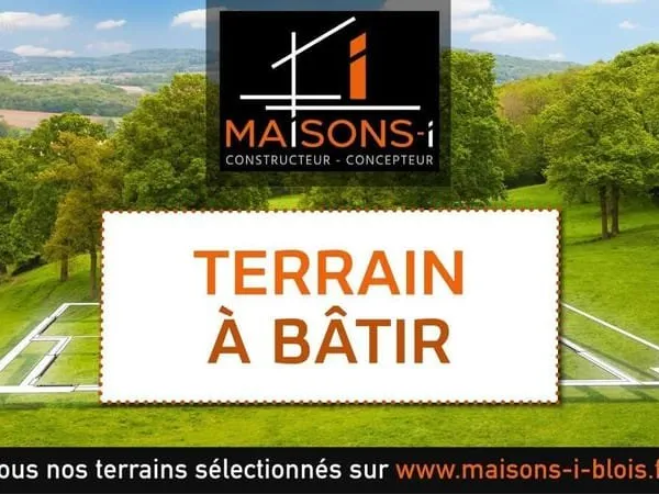 Terrain à bâtir de 2783 m² à VILLAVARD (41)
