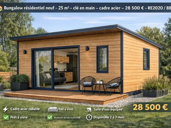 Maison 1 pièce 25 m²