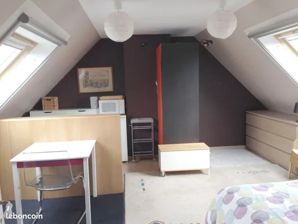 Loue chambre meublée 25m2 - idéal stage etudiant dans la métropole lilloise