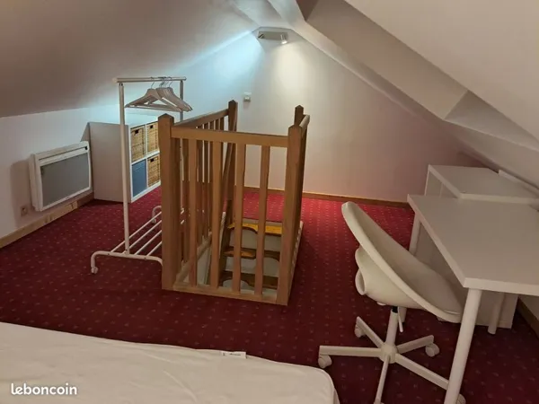 Studio T1 bis avec mezzanine