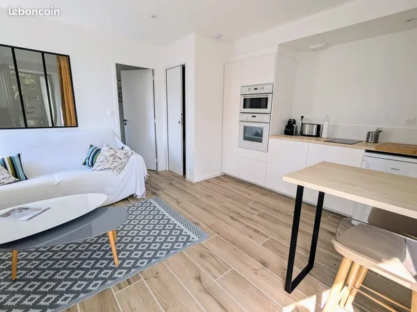 Studio lumineux meublé, neuf, Doulon - Grand Blottereau