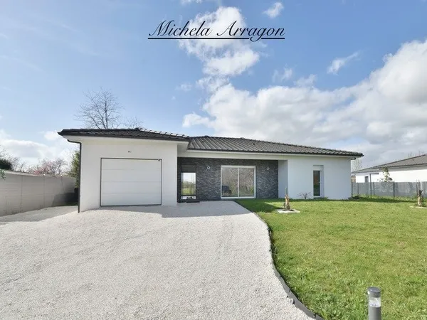 Maison contemporaine 2025 Villeneuve-sur-Lot (47) - 3 chambres dont suite parentale, pièce de vie 56