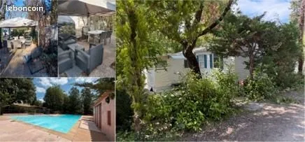 Mobilhome + terrasse