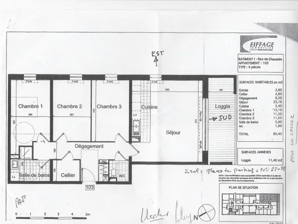 Vends appartement idéal colocation