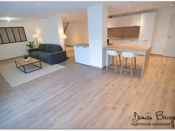 Duplex d'exception au coeur de Ségny de 136 m² sol (125 m² habitables) Dpe B/A