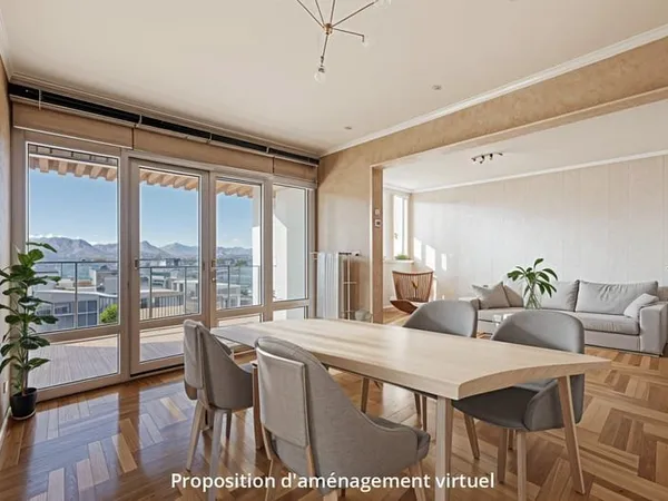 Appartement familial- 111 m2 - 4 ch - Vue dégagée - DPE C