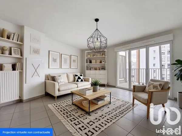 Appartement 3 pièces 61 m²