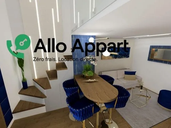 Studio mezzanine 34 m² - Rue de l'Abondance Lyon 69003