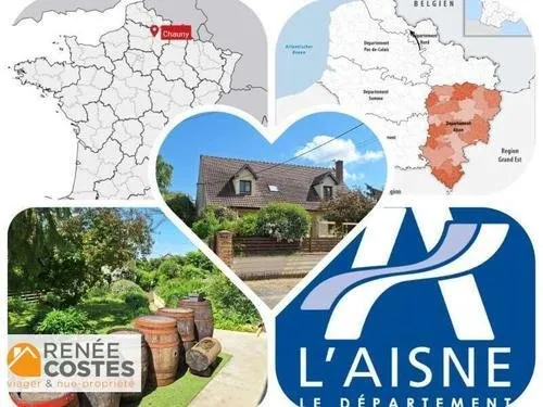 Viager occupé - F77-H76 ans - CHAUNY (02300)