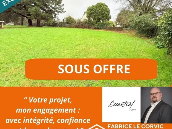 TERRAIN CONSTRUCTIBLE DE 647 M2, BORNE, NON VIABILISE
