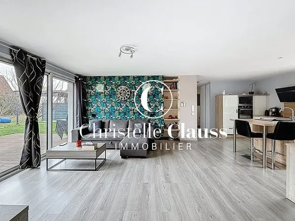Appartement à vendre à Kirchheim, 3 chambres, 85m², jardin, garage