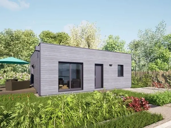 Projet de construction d'une maison bois de 60 m² avec terrain à BEAUCOUZE (49)