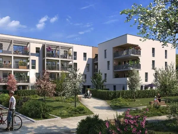 Appartement 2 pièces de 40 m2 avec balcon