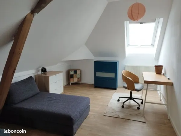 Espace de vie partagé 2 chambres + jardin