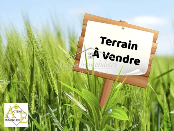 Terrain de 1000m2 environ à 25min de Provins