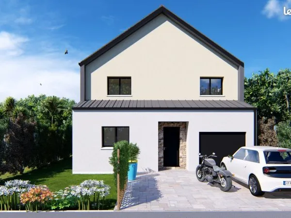 MAISON 5 CAMBRES - Piré-sur-Seiche - Garage - Bio-brique - Projet personnalisable