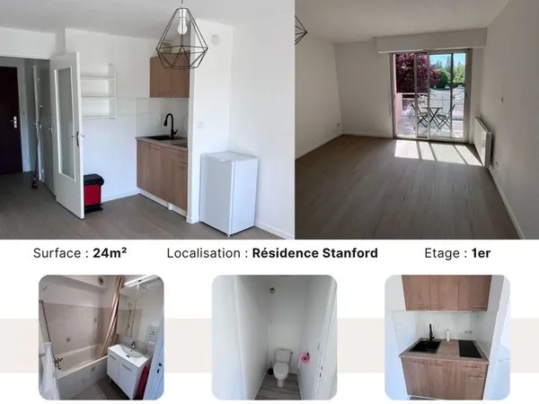 Appartement de 24m2 à louer sur Olivet