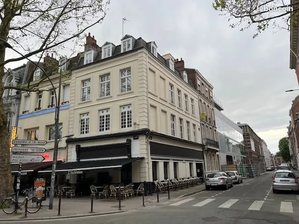 Lille Centre - Immeuble de rapport 5 appartements - face au parc Jean-Baptiste Lebas - entièrement l