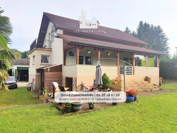 Hesingue Maison 135m2 + Hanger Terrain 14ares Proche centre