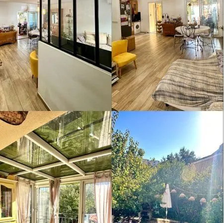 Maison de ville avec jardin et garage