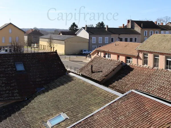 Dpt Saône et Loire (71), à vendre ROMENAY immeuble - 4 appartements et 1 local commercial