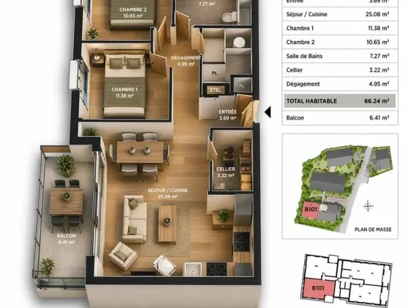 T3 Centre village