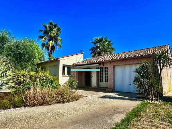 Mireval (hérault) , Villa T4 plain pied sur 692m2 de terrain