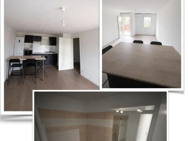 T3 lumineux 55 m² avec balcon, parking et piscine