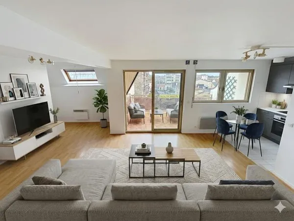 A vendre, 4 pièces en duplex de 95 m2 au sol, Alfortville centre ville