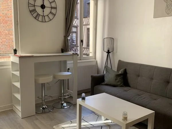 Appartement Meublé 2 pièces 27 m² - Rouen Centre