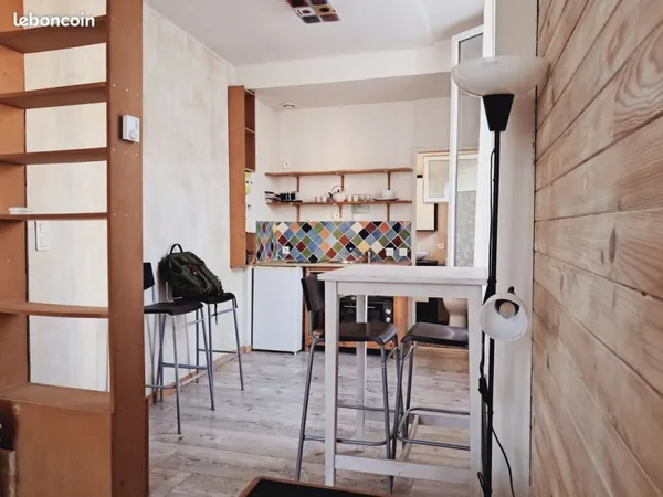 Vente studio lumineux tres calme dans petite copropriété quartier nansouty