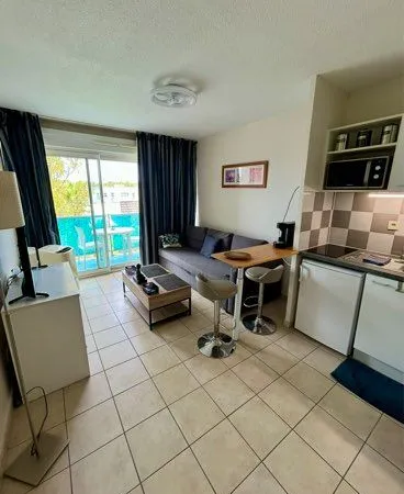 Studio meublé 21 m² avec terrasse - Résidence sécurisée