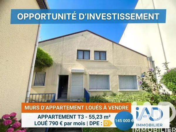 Appartement 3 pièces 56 m²