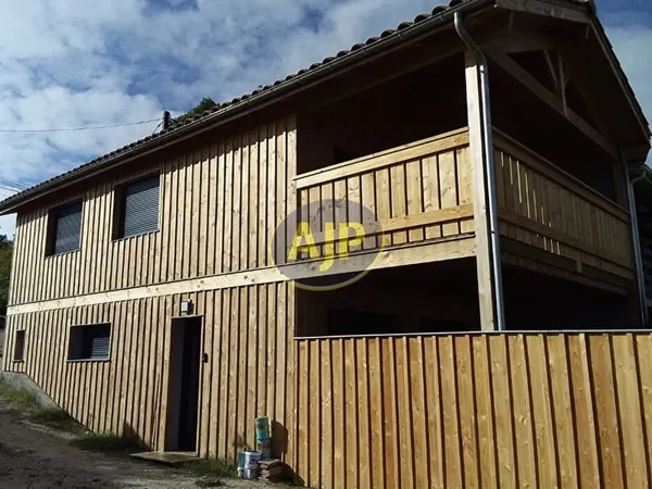Maison bois de type 4 en R+1, LE VERDON S/MER