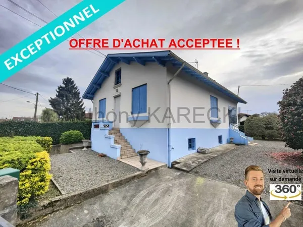 Maison 83m² + Maison 65m² + parcelle constructible